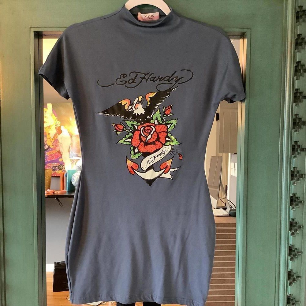 Ed Hardy Graphic‎ Dress - Stylish Streetwear
